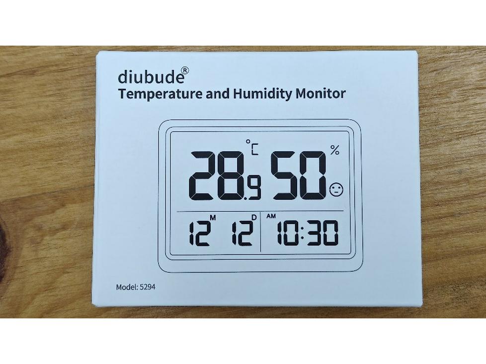 Ультратонкие настенные магнитные часы с термометром и гигрометром