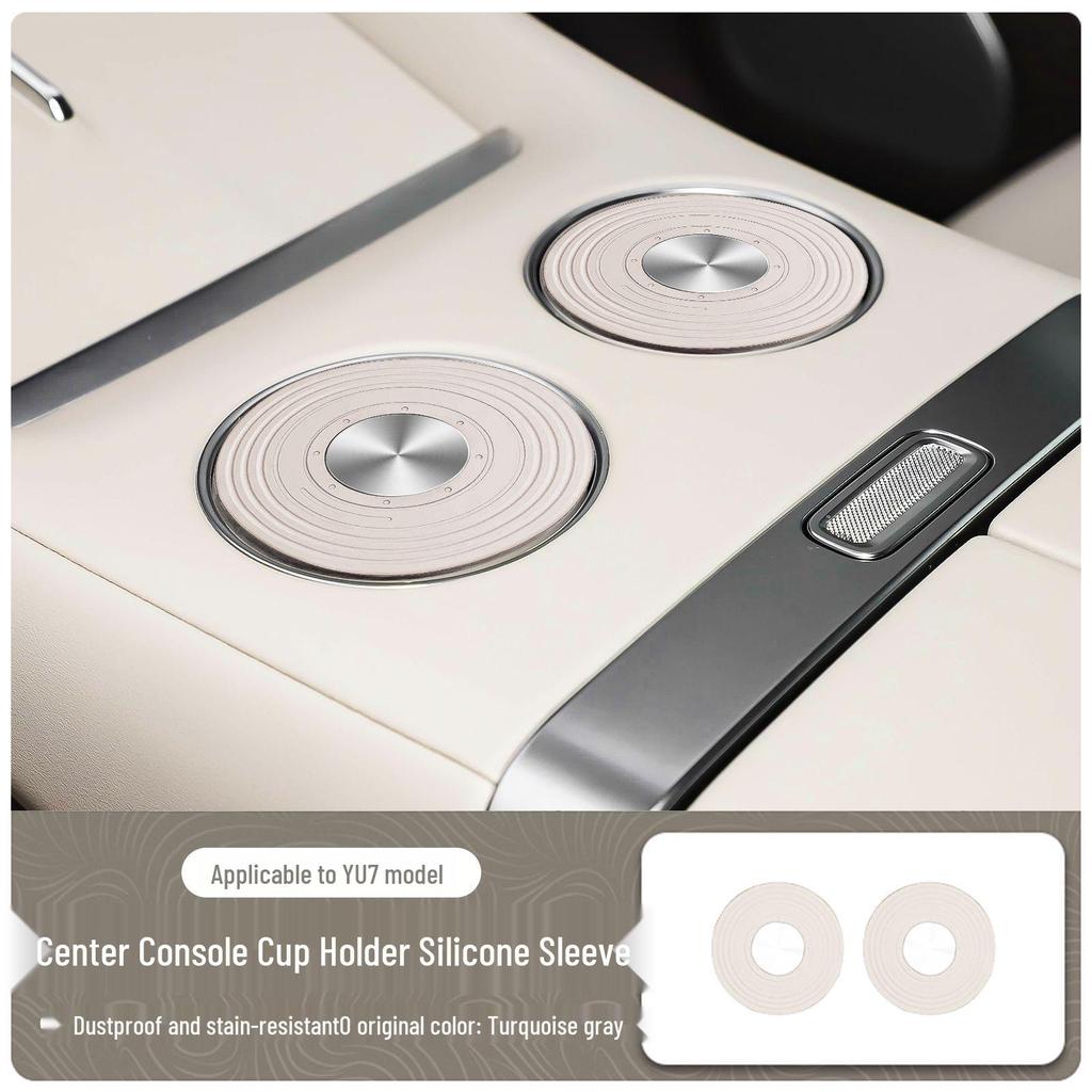 Silicone Protective Pad for Xiaomi YU7/Ultra Cup Holder & Console