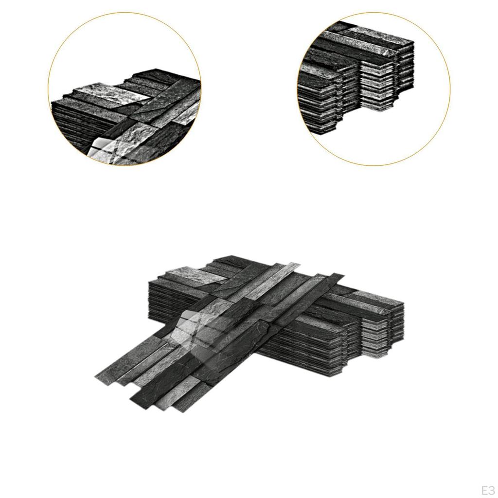 48 штук Самоклеящиеся обои под искусственный кирпич для спальни и шкафов