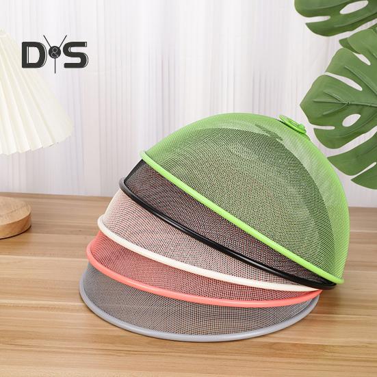 2Pcs Metal Food Protector Heavy Duty Long Lasting Table Outdoor Picnic Food Umbrella Cover Net