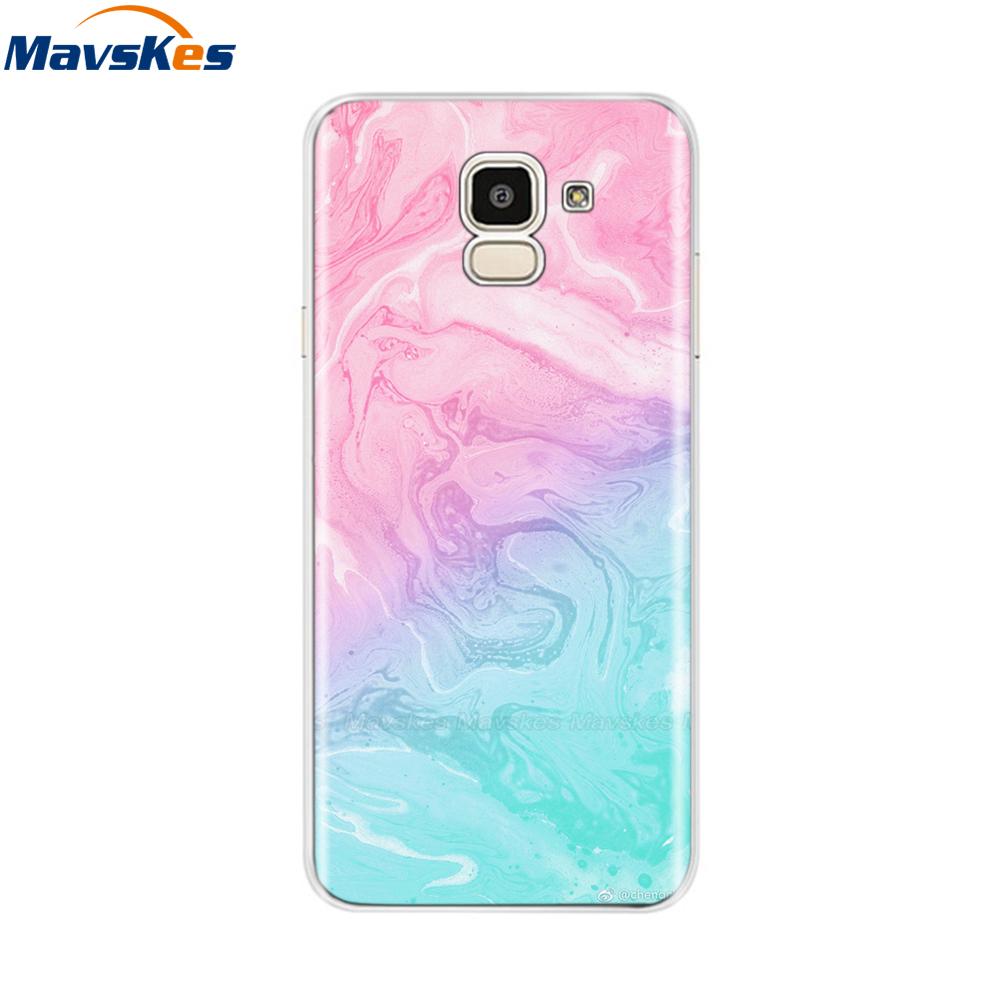 Чехол для Samsung Galaxy J6 2018 Мягкая задняя крышка из ТПУ-силикона sДля Coque Fundas Samsung J6 2018 J6 Plus 2018 Мягкие чехлы для телефона