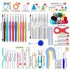 130pcs/set Weaving Accessories Knitting Crochet Hook Set DIY Sewing Tool  Women