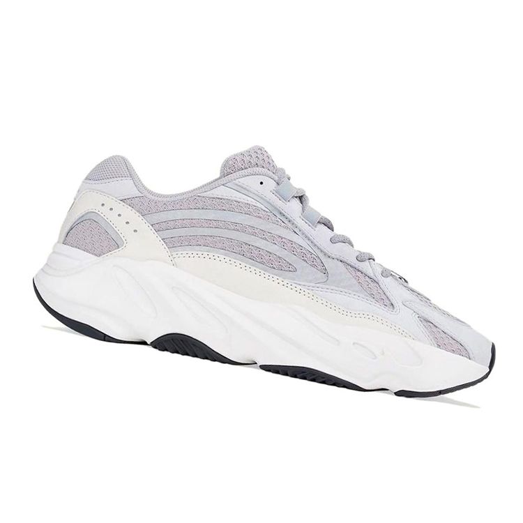 Adidas Оригинальные Yeezy Boost 700 V2 Static Ткань Кожа Удобные Универсальные Низкие Кроссовки для Папы 2022 Унисекс кроссовки Серый Белый EF2829-2022