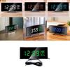 Curved Screen Digital Alarm Clock Large Table Clock Multi-function Desk Clock  Table Use