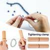 Yousheng 2 Pcs Wood Knot Grippers for Silicone Beads DIY Crafts Tightening Knots Puller Tool for Beads Wristlets Keychains Bracelets