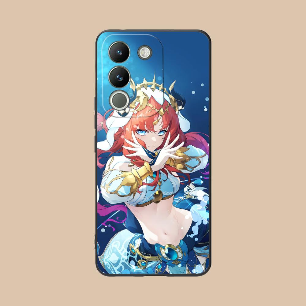 Игровой чехол GI Nilou Матовый ТПУ для мобильного телефона VIVO V60 V50 V40 V30 V29 V27 V25 V23 Pro Lite 5G Цветная печать