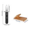 Oyster Tool Wooden Oyster Shucking Clip Knife Machine Oyster Shucker Clamp Holder Seafood Tools