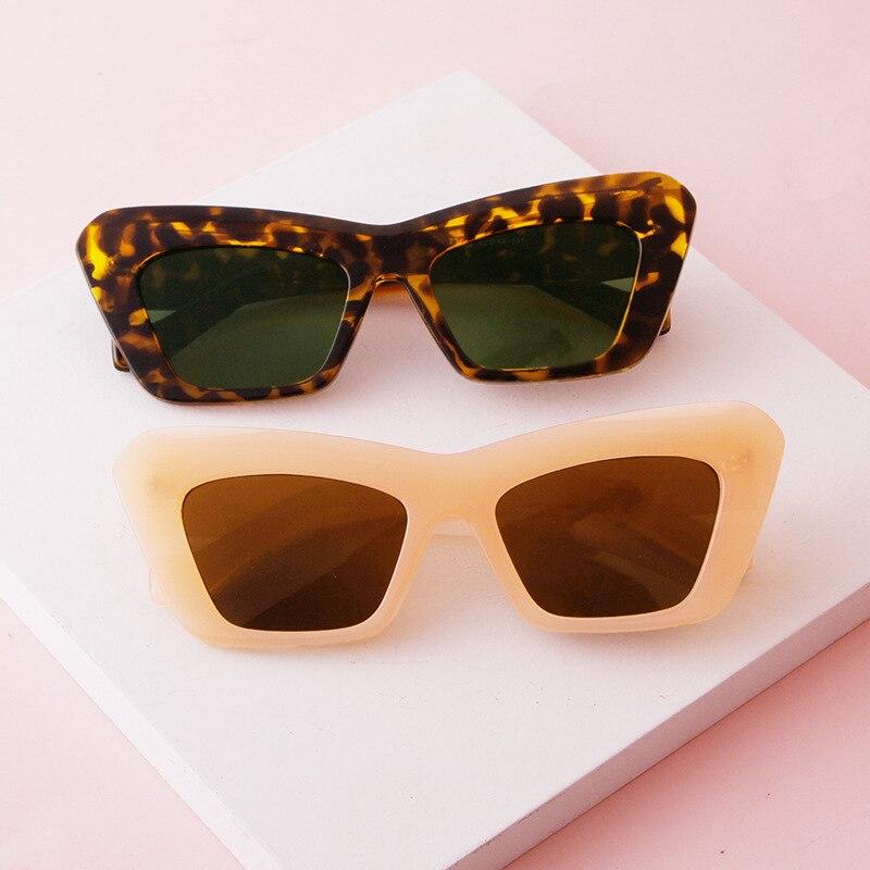 SHAUNA, Новое поступление 2021 года, женские солнцезащитные очки в ретро-желейной оправе «кошачий глаз», брендовые дизайнерские трендовые оттенки оверсайз, UV400