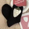 Fruit Knitted Strawberry Socks Thick Cotton Hosiery Warm Korean Style Socks  Women