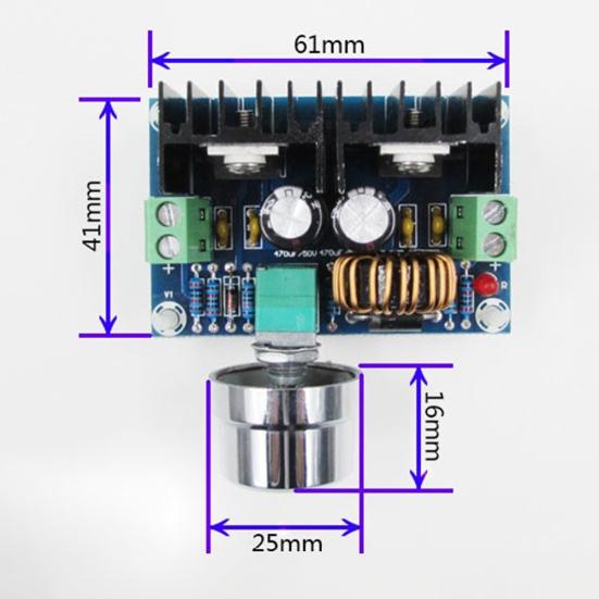 DC-DC понижающий преобразователь напряжения, понижающий модуль питания от 4-40 В до 1,25-36 В