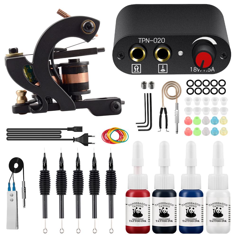 Набор тату-машинок PHOENIXY с иглами питания и чернилами для боди-арта