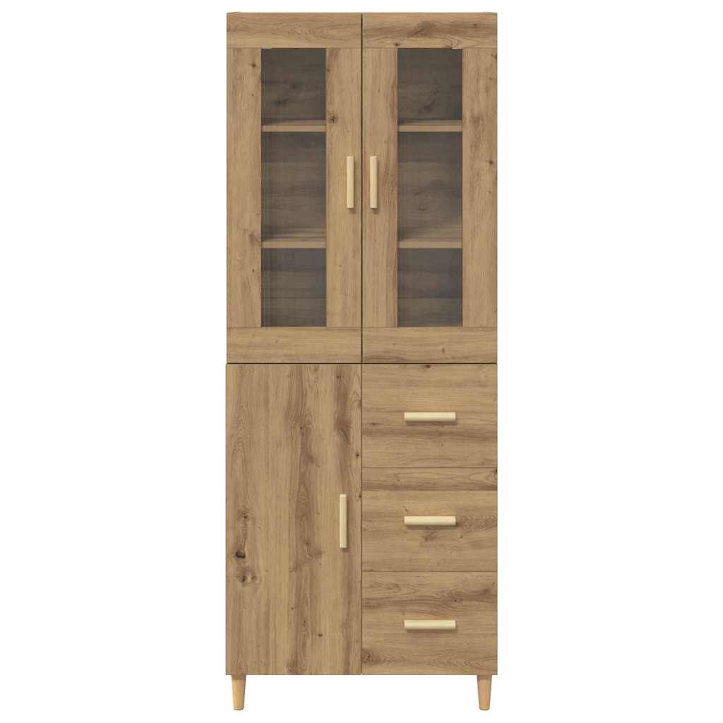 Высокий комод Artisan Oak 69,5 x 34 x 180 см ДСП