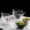 Large Capacity Square Salad Bowl Tableware Glass Salad Bowl Fruit Bowl Soup Bowl Dessert Bowl Practical Kitchenware