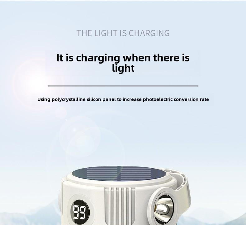 Portable Solar Camping Lamp with Long Battery Life and Bright Light