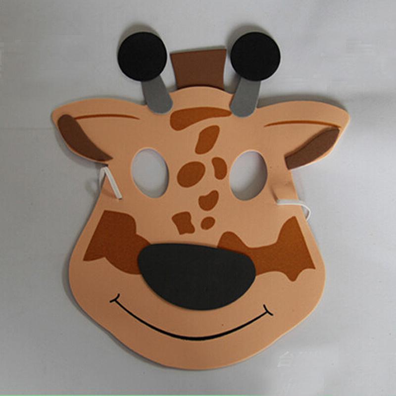 10 забавных детских масок с животными из ЭВА, детское платье на день рождения, лесная ферма, реквизит