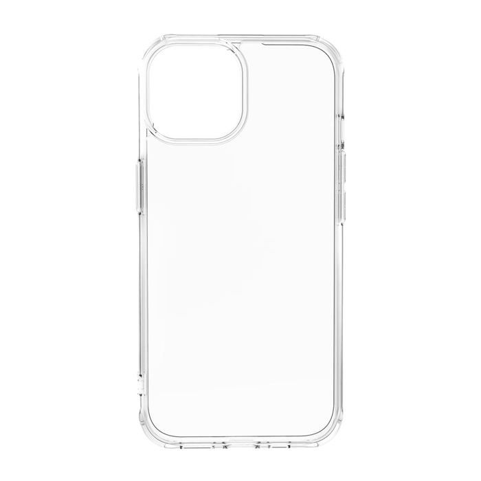Coque transparente pour iPhone 14 - Écologique - Recyclé - Rigide - Clair - Transparent