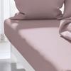 Plain Fitted Sheet 140x190 Cm ZZZ Pink