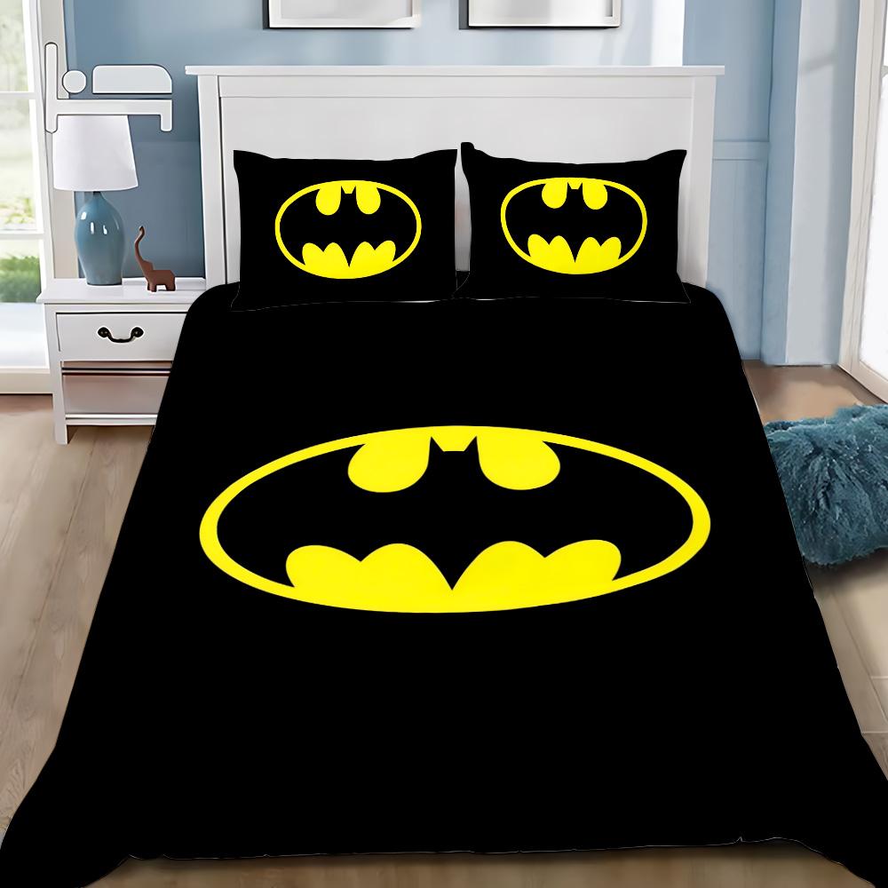 Hot Super Hero B-BatmanS Duvet Cover Pillowcase B-BatmanS Bedding Set Adult Boy Girl Bedroom Decoration Children Gift