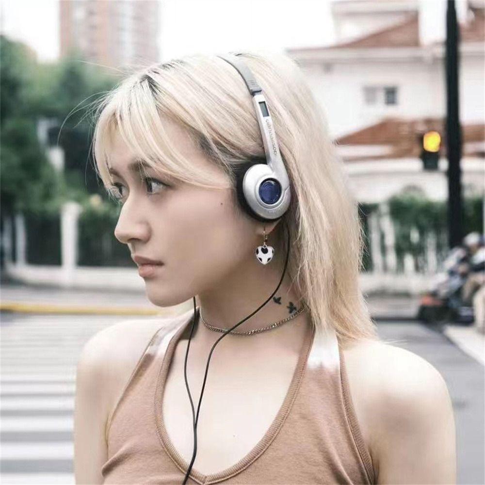 Гарнитура Millennium Wind Retro Personality Проводные наушники Классические наушники Y2K Наушники Outdoor Mp3