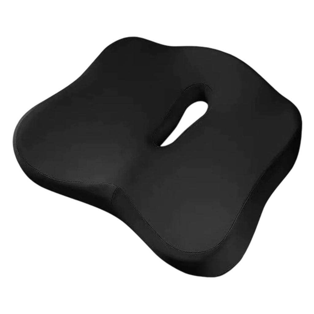 Ergonomic Office Seat Cushion with Ventilated Hollow Core Design for Back Pain Relief and Pressure Distribution