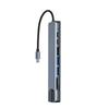 Хаб USB C 8 в 1 Адаптер Type C к HDMI с портами Ethernet USB Многопортовая док-станция для ноутбука MacBook