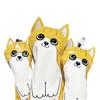 Golf Head Cover Driver Cover Wood Cover UT Cover Tabby Cat (yellow, 4-piece Set)