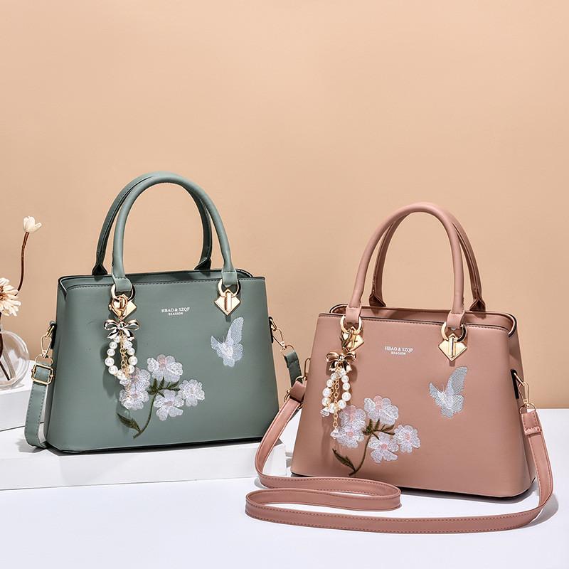 New Style Ladies' Handbag 2023 Fashionable Embroidered Mom Bag Versatile Shoulder Crossbody Bag