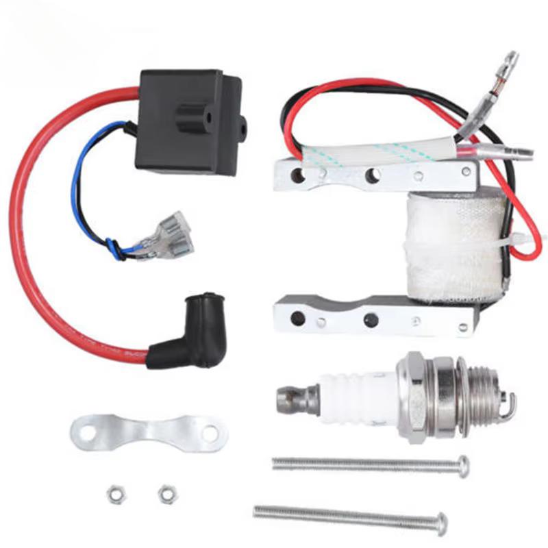 Магнето Катушка CDI Катушка Зажигания Высокопроизводительный Комплект Для Моторизованного 49cc 60cc 80cc Двигателя Велосипед 2-тактный Двигатель Велосипед Моторизованный