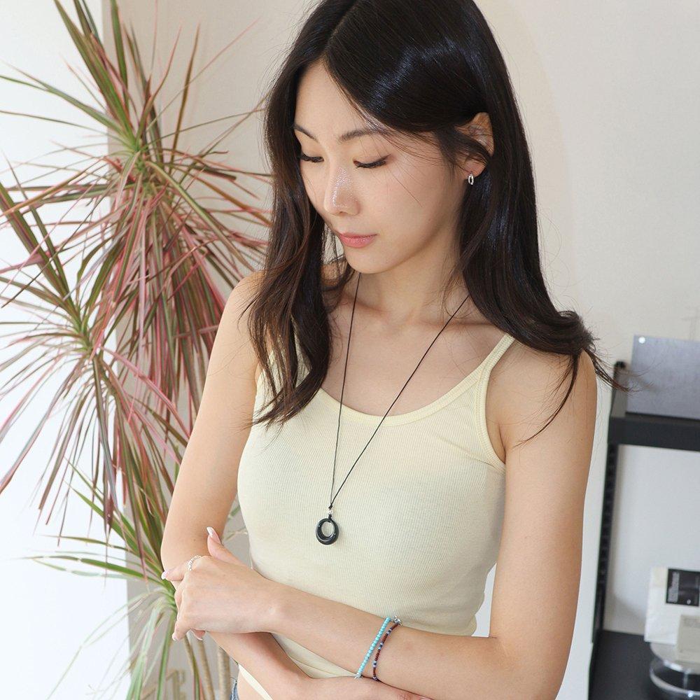 Silver 925 Onring One-Touch Earrings