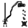 TARION Titanrig Lite W Gas Spring Camera Desk Mount with Monitor Vertical Horizontal Adjustment Arm, Rotation