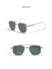 2025 Retro Polarized TR90 Semi-Metal Square Sunglasses for Men & Women