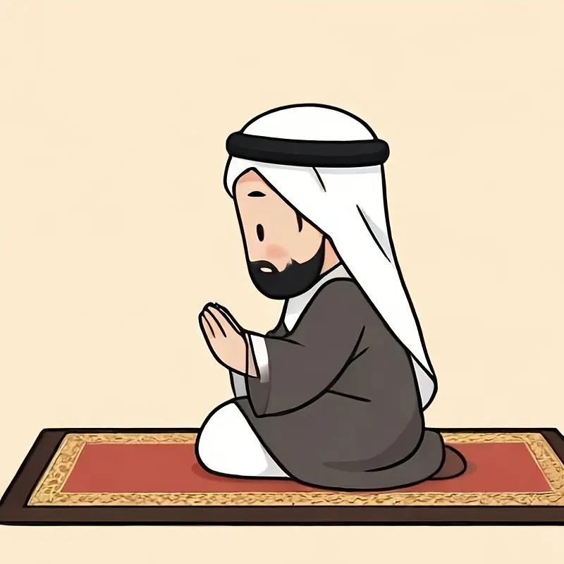 Pray Mat Blanket Simply Tasbih Beads +Men's Kufi Hat +Rug Mats 3PC Sets Party Religious Beads Muslim Outdoor