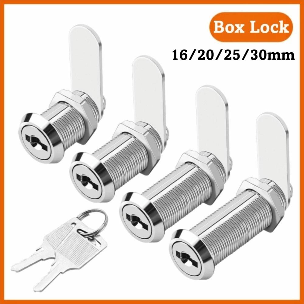 with 2 Spare Keys Cabinet Lock 16/20/25/30mm Mailbox Lock  for Furniture Mailbox Filing Cabinet