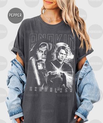 Футболка Comfort Colors Звездные Войны Энакин Скайуокер Унисекс Размеры S-5XL Унисекс Футболка