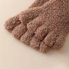 Mid Tube Five Toe Plush Socks Thickened Warm Floor Socks Women Kawaii Five Toe Fleece Socks  Winter