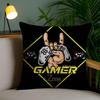 Красочная Граффити Игра Геймпад Чехол для Подушки Мягкий Короткий Плюш Двусторонняя Печать Домашний Декор Машинная Стирка Наволочка Подарок