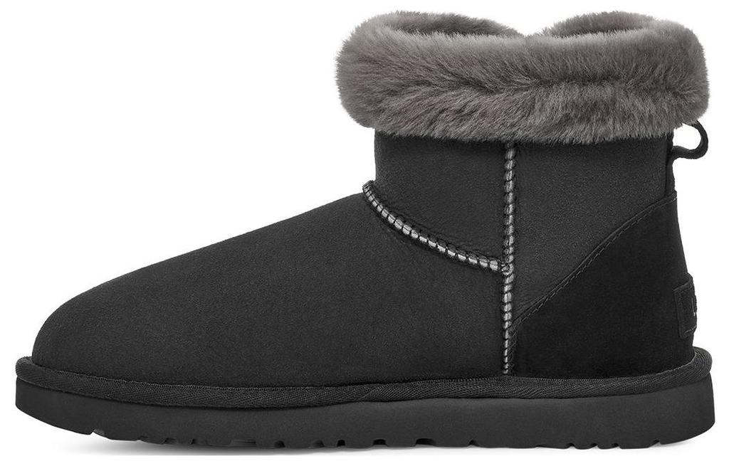 UGG Классический Heritage Fluff 'Черный' Женский 1130590-BLK
