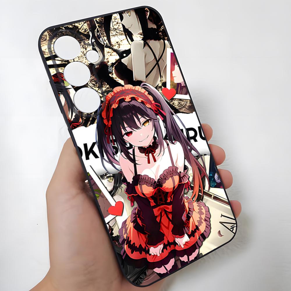 Аниме Date A Live Токисаки Куруми Милый чехол для телефона для Samsung S26 Ultra S25 Edge Ultra S23 S22 S21 S20 Ultra Plus S24 Fe Стекло C