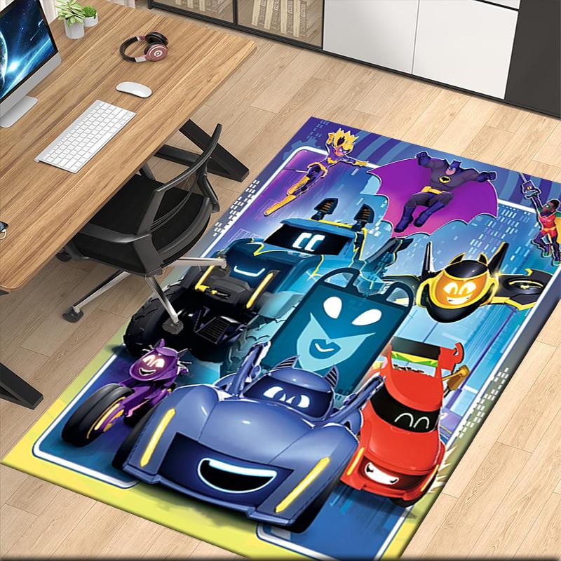 Batwheels Printed Carpetrugfor Office Chair Living Room Bedroom Kitchen Room Decor Gifts