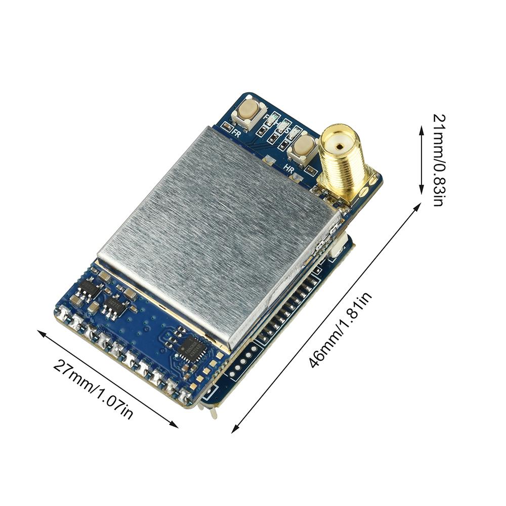 3.1-3.7 GHz Video Input Module VRX Video Transmission Receiver Module FPV Video Analog Receiver 64-Channel for FPV Video Goggles
