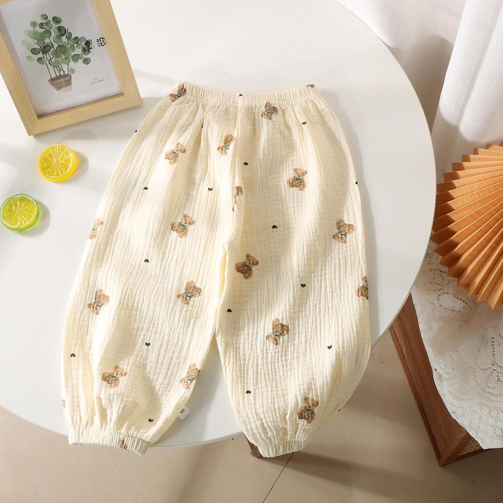 Children's Stylish Anti-Mosquito Cotton Gauze Bloomers