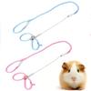 For Rat Squirrel Chinchilla Nylon Rope With Bell Walking Lead Mouse Vest Hamster Leash Pet Supplies