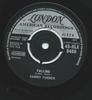7-дюймовая пластинка SAMMY TURNER - Falling / Raincoat In The River 45HLX9488 London 1962 UK Рок Б/У