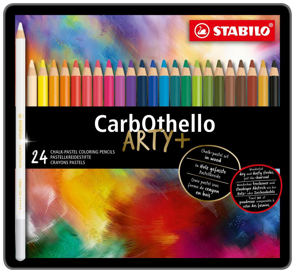 Stabilo Carbotelo Watercolor Pencils, 24-Color Set, 1424-6