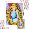DIY Diamond Painting Beautiful Princess Cross Stitch Kit Mosaic Art Diamond Painting Full Circle Diamond Home Decoration