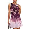 Women's Fashionable Casual Printed Sleeveless Round Neck Dress Sleeveless Round Neck Dress