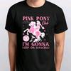 Розовый Клуб Пони Футболка Все размеры S M L XL XXL 3 4 XL Черный Белый