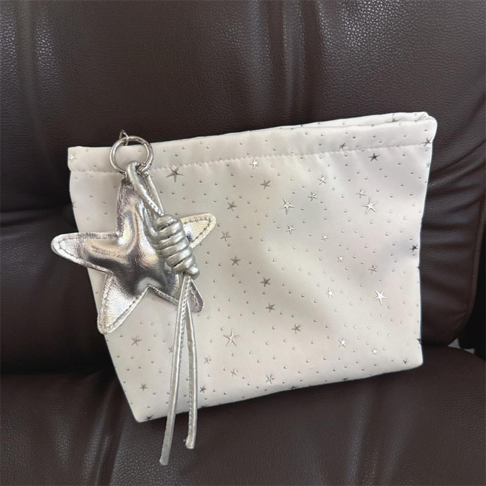 New Starry Design Makeup Bag Large Capacity Simple Fresh Cosmetic Pouch Handbag Travel Organizer