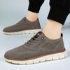 Обувь Мужская 2025 Большой Размер Мужская Обувь Лето Новая Британский Стиль Спортивная Повседневная Обувь Легкая Дышащая Сетчатая Обувь