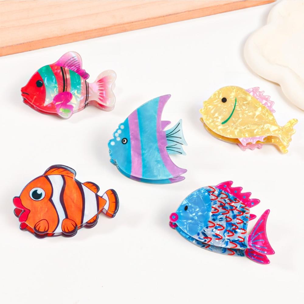 Морское существо Рыба волос коготь нескользящий большой зажим для акулы милый ПВХ коготь зажим ежедневно